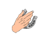 Horseshoe Pitching Grandpa