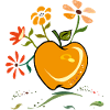 Apple, Flower Greeting