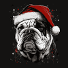 Anglais xmas Bulldog