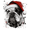 Anglais xmas Bulldog