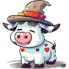 Adi la vache au chapeau