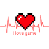 Cadeau 'I Love Game', pour Gamers