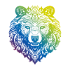 Bear Grizzly Mandala Boho