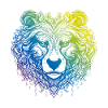 Ours Grizzly Mandala Boho
