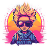 Synthwave Boy Sunset