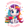 Schulkind Einhorn 1 Klasse