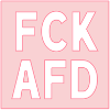 FCK AFD rosa