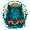 Lykanthrop Porträt - Werwolf