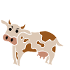 Bad Mood Cow (White)