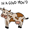 In A Good Mood Cow