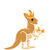 Kingaroo Kangaroo (White)