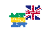 Gabon UK Flag British Gabonese