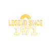 1971 Birthday Vinyl Legend depuis
