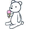 niedliches Eis Eisbär