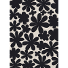 Schwarze Blumen-Muster