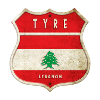 Tyre Libanon Wappen Flaggen Design