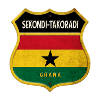 Drapeaux de Sekondi-Takoradi Ghana
