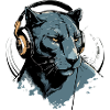 Amy the audiophile panther