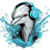 Jerko the audiophile dolphin