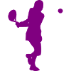 Padel Player Silouhette