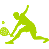 Padel Player Silouhette