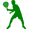 Padel Player Silouhette