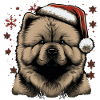Chow Chow Noël