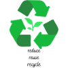 Reduce. Recycle. Recycling