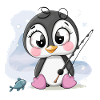 cute penguin girl