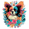 Papillon Chien Cadeau