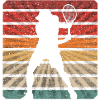 Tennis Retro Sunset - Unik-T-Shirts