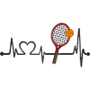 Électrocardiogramme I Love Tennis