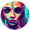 Abstract - Skull Woman