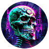 Cyberpunk Skull
