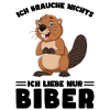 Tiere Bieber Biebern Geschenk