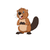 Tiere Bieber Biebern Geschenk