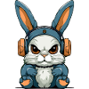 Grump the grumpy rabbit