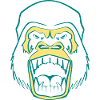 Angry Gorilla Face