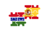 Gambie, Espagne, Drapeau, Espagnol, Gambien