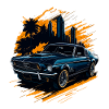 Classic sports car