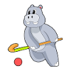 Hippopotamus Hockey sur gazon Stick