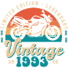 1993 Anniversaire moto motard