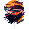 Classic sports car
