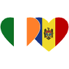 Ireland Andorra Flag Heart