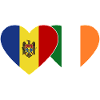 Andorra Ireland Flag Heart