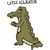 Späterer Alligator
