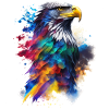 Adler Wasserfarbe
