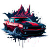 Classic sports car