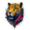 Nice abstract jaguar