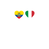 Ecuador Italia Heartbeat Flag Ecuadoriani